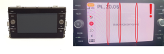 Οθόνη ραδιοφώνου Volkswagen 5G6919605A VDO
