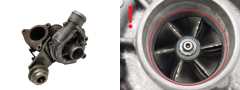 Υπερσυμπιεστής 9644384180 0375F9 2.0 HDI 16v Garrett Citroen C8 807 Peugeot