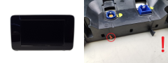 Οθόνη πλοήγησης Mercedes-Benz A2059004113 0263701254 Bosch 3