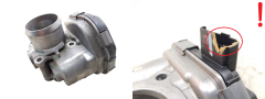 Βαλβίδα σώματος γκαζιού Citroen Peugeot 9673534480 1.6 HDI Delphi 2568
