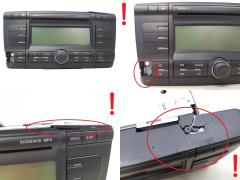 Ραδιόφωνο CD player Skoda Octavia 2 1Z0035156C Audience MP3