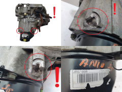 Κιβώτιο ταχυτήτων JR5008 7701714590 1.8 Renault Laguna 2 Uszkodzona