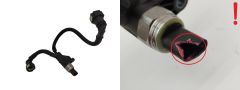 Σωλήνας καυσίμου Citroen Peugeot 9828711180 1.5 HDI