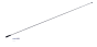 Κεραία Νέο Γνήσιο Renault Nissan 6 mm /860 mm 2820600QAA